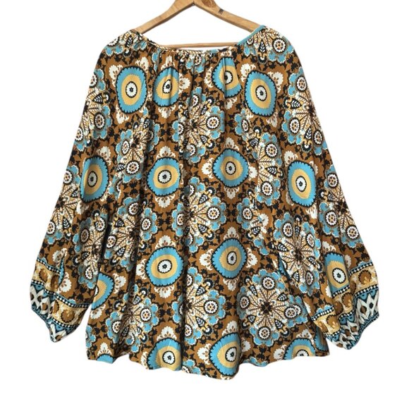 Liverpool Boho Print Blouse NWT - Picture 2 of 5